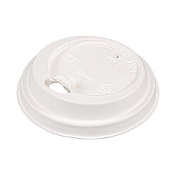 14-16 Oz Ekolojik Klipsli Sıcak İçecek Kapağı Beyaz (FSC Mix) - KullanatPazarı