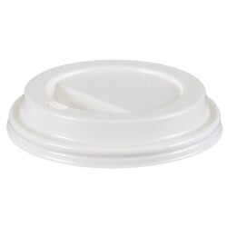 14-16 oz Plastik Sıcak içecek Kapağı Beyaz - KullanatPazarı