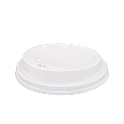 14-16 oz Plastik Sıcak içecek Kapağı Beyaz - KullanatPazarı