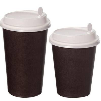 Arnes 14 oz Siyah Karton Bardak - 3