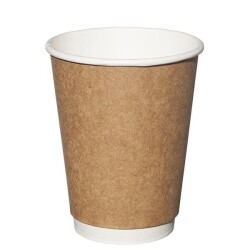 14oz Kraft Double Wall Karton Bardak - Ekstra Kalın - KullanatPazarı
