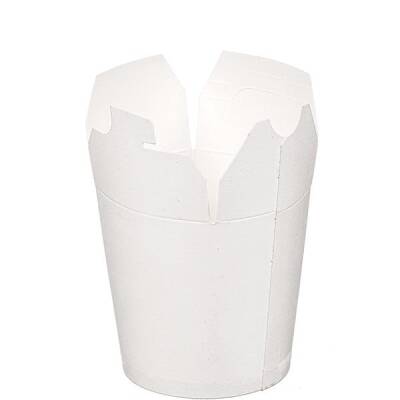 Trendpack 16 oz Beyaz Karton Noodle Kutusu Yeni Kilit - 2