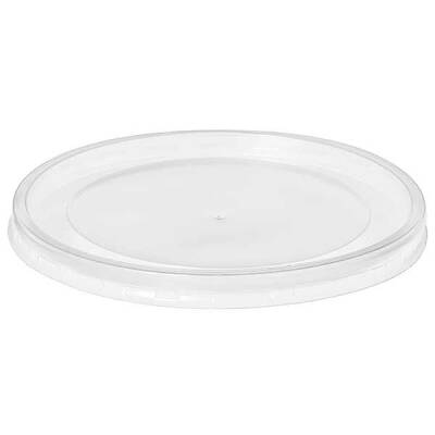 16 oz Beyaz Karton Çorba Kasesi Kapağı Sıcak - 1