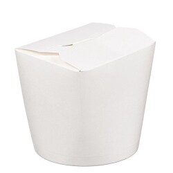 Trendpack 26 oz Beyaz Karton Noodle Kutusu Yeni Kilit - Trendpack