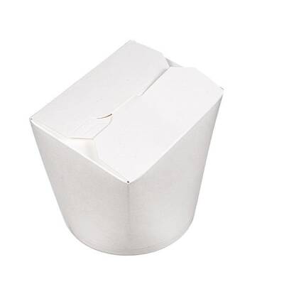 Trendpack 26 oz Beyaz Karton Noodle Kutusu Yeni Kilit - 2