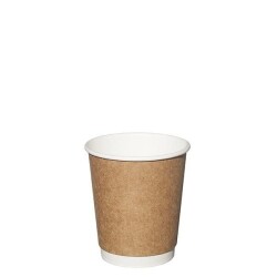 4 oz Kraft Double Wall Karton Bardak - KullanatPazarı
