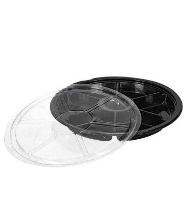 7 Bölmeli Kahvaltı Meze Kabı Seti Yükseklik 4,5 cm - 1
