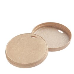 8-9-12 oz Karton Sıcak İçecek Kapağı Kraft - KullanatPazarı