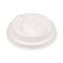 8-9 Oz Ekolojik Uni Sıcak İçecek Kapağı Beyaz (FSC Mix) - KullanatPazarı