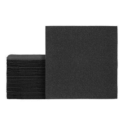 Airsoft Kare Siyah Peçete 20x20cm - 1