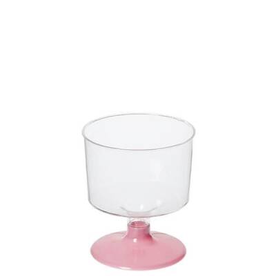 Ayaklı Shot Bardağı Pembe 50cc - 1