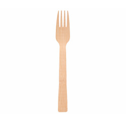 Bambu Lüks Tahta Çatal 17 cm - KullanatPazarı