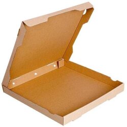 Baskısız Kraft Pizza Kutusu 42x42x4 cm - KullanatPazarı