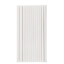 Beyaz Frozen Kağıt Pipet 8 x 197 mm - KullanatPazarı