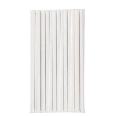 Beyaz Frozen Kağıt Pipet 8 x 197 mm - 1