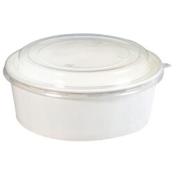 Arnes Beyaz Karton Salata Kasesi 1100 cc - 2