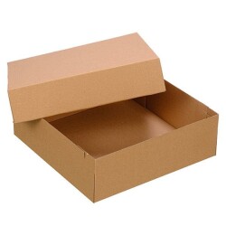 Cheescake Kraft Kapaklı Karton Kutu 30x30x10 - KullanatPazarı