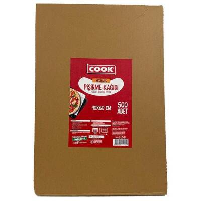 Cook Edt Yağlı Pişirme Kağıdı Beyaz 40x60 cm 500 Yaprak - 1