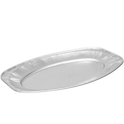 Cuki Green Alüminyum Oval Tepsi Büyük - Cuki Green