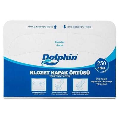 Dolphin Klozet Kapak Örtüsü 250'li - 1