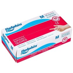 Dolphin Pudrasız Vinil Eldiven Orta - Dolphin