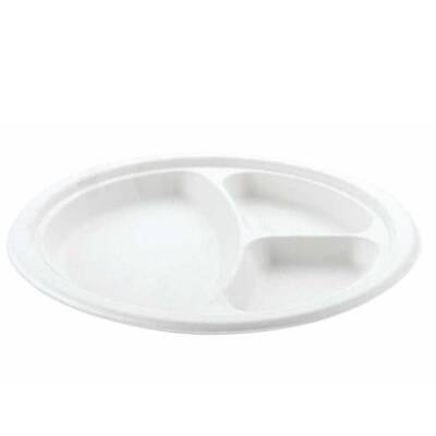 Ekolojik 3 Gözlü Karton Tabak 26 cm - 1