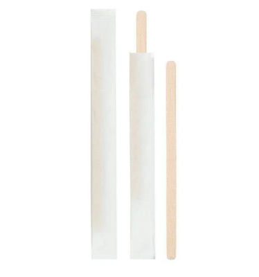 Kağıt Sargılı Tahta Karıştırıcı 14 cm - 1