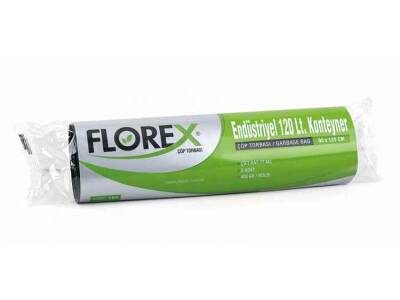 Florex Hantal Boy Siyah Çöp Torbası 90x125 cm - 1000 gr - 1