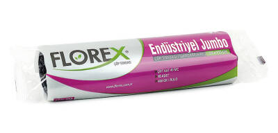 Florex Jumbo Boy Siyah Çöp Torbası 80x110 cm - 400 gr - 1