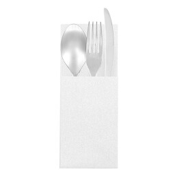 Garson Katlama Cepli Beyaz Airlaid Peçete 33x33cm - KullanatPazarı