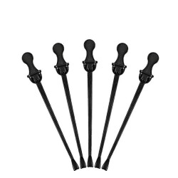 Karton Bardak Kapak Tıkacı Siyah 11cm - KullanatPazarı