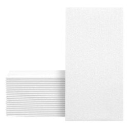 Kitap Katlama Beyaz Airlaid Kumaş Dokulu Peçete 33x33cm - KullanatPazarı