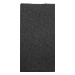 Kitap Katlama Siyah Airlaid Kumaş Dokulu Peçete 40x40cm - 4