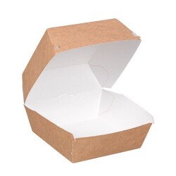 Kraft Hamburger Kutusu Jumbo Boy 13x13x10cm - KullanatPazarı