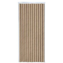 Kraft Kağıt Pipet 6mm x 19,7cm - KullanatPazarı