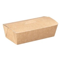 Kraft Karton Gıda Kutusu Büyük 14,5x19,5x5,5 cm - KullanatPazarı