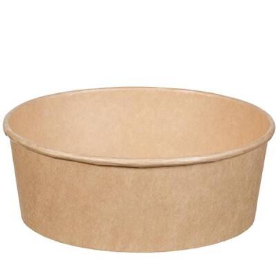 Orego Kraft Karton Salata Kasesi 1100 cc - 1