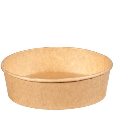 Orego Kraft Karton Salata Kasesi 900cc - 1