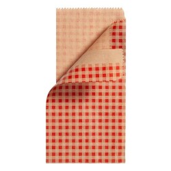 Kraft Sandviç Kağıdı Pötikare 12x23 cm - KullanatPazarı