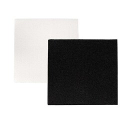 Airlaid Kumaş Dokulu Kare Beyaz Peçete 20x20cm - 2