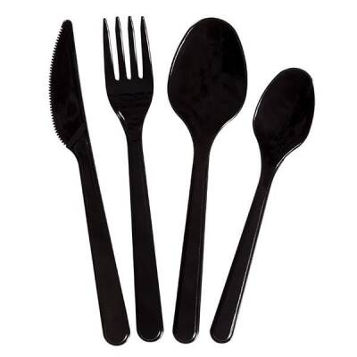 Lüks Plastik Siyah Kaşık 3,2 gr - 2