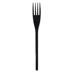 Modern Lüks Plastik Çatal Siyah 4,8 gr - KullanatPazarı