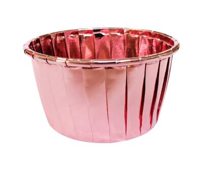 Muffin Kek Kapsülü Rose Gold 25'li - 2