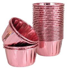 Muffin Kek Kapsülü Rose Gold 25'li - KullanatPazarı