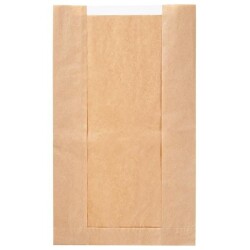 Pencereli Kraft Kese Kağıdı 25x40x6 cm - 2