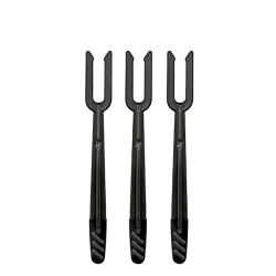 Plastik Cips Çatalı 8 cm Siyah - KullanatPazarı