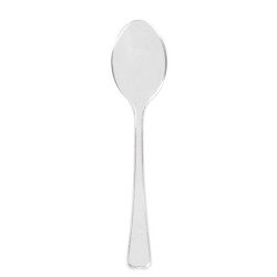 Plastik Kokteyl Kaşığı Şeffaf 10cm - KullanatPazarı