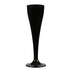 Plastik Şampanya Kadehi Siyah 150 cc - KullanatPazarı