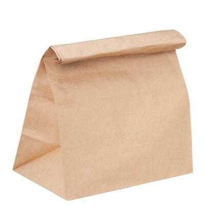 Sapsız Kraft Taşıma Torbası Büyük Boy 27x16x28 cm - 1