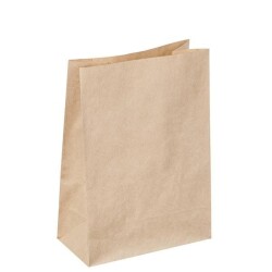 Sapsız Kraft Taşıma Torbası Orta Boy 22x12x31cm - 2